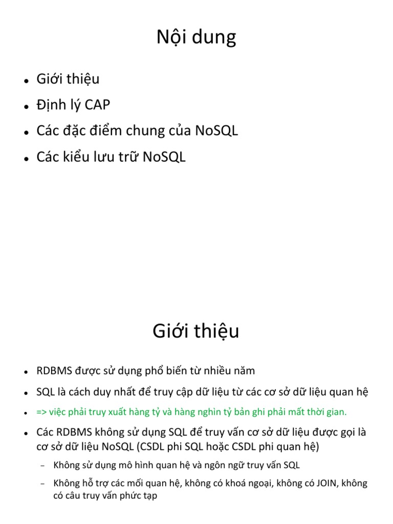 CSDLNo SQ | PDF