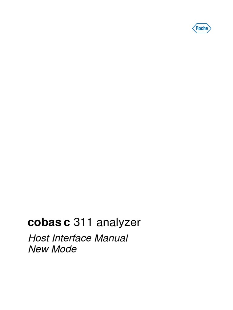 Cobas C 311 Analyzer: Host Interface Manual New Mode | PDF | Ascii ...