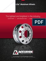 Accu Lite Aluminum Wheels Spec Sheet W1.0011