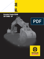 Service Manual: Excavator Crawler EC240 S/N 724002 - UP