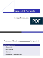 Performance of Network: Sanjaya Kumar Jena