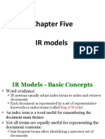 Chapter Five IR Models