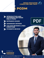 Mba & PGDM Cover Page