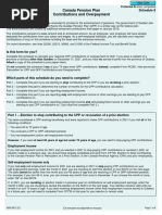 Canada Pension Plan Contributions and Overpayment: T1-2021 Schedule 8