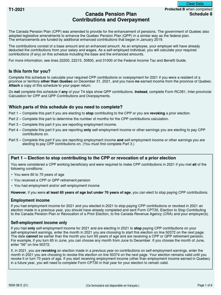 CPP Contributions and Overpayment Guide | PDF | Public Finance | Taxes