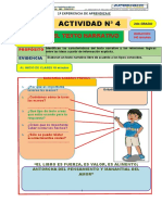 4º Act. El Texto Narrativo