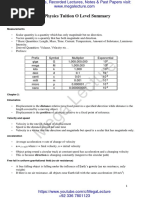 Mega Lecture: Super Physics Tuition O Level Summary