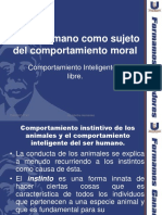 El Ser Humano Como Sujeto Del Comportamiento Moral