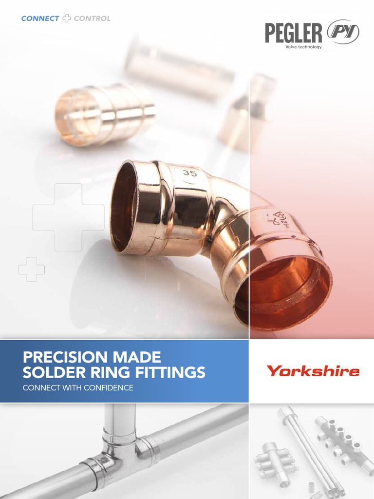 Yorkshire Solder Ring Fittings PDF Pipe (Fluid Conveyance) Soldering