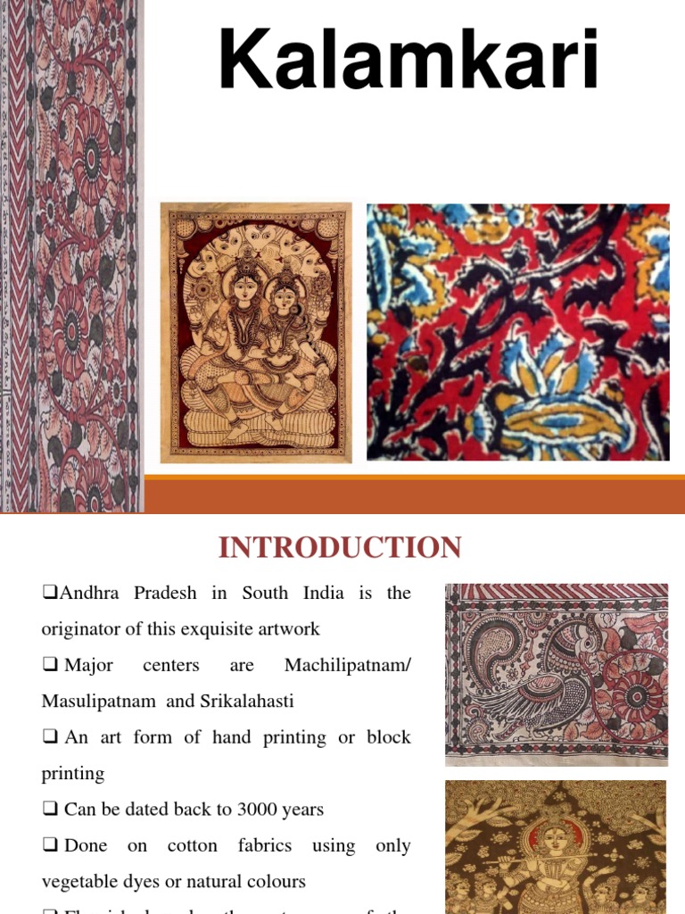 Machilipatnam Kalamkari Art Overview | PDF | Art