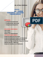 Registros contables, estados financieros caso práctico empresa Molinos