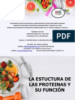 Exposicion Estructura de Las Proteinas y Su Función