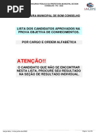 Edital68 ResultadoPreliminarProvaEscrita | PDF | Administração ...