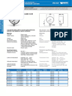 Pressure Gauge Data Sheet M1 63