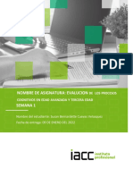 Evalucion de Los Procesos en Etapa Avanzada y Tercera Edad Semana 1