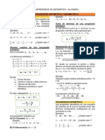 Progresiones aritméticas y geométricas: aprendizaje de matemáticas de 5to grado