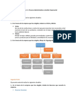 Herramienta # 1 Proceso Administrativo y Gestión Empresarial