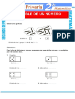 El Doble de Un Numero para Segundo de Primaria