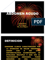 (J.M.) Abdomen Agudo