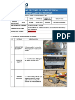 Informe de Tren de Potencia - Retroexcavadora 420