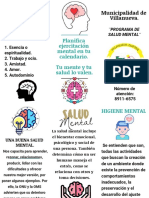 Brochure Salud Mental