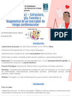 Lipoproteína (A) - Estructura, Epidemiología, Función y Diagnóstico de Un Marcador de Riesgo Cardiovascular