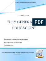 Ensayo Ley General de Educación