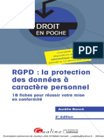 Rgpd La Protection Des Donnees a Caractere Personnel 9782297076357