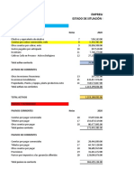 Trabajo de Estado de Situación Financiera Pomalca Interpretacion