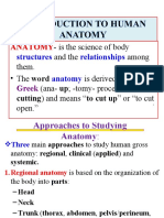 Anatomy: - Is The Science of Body and The Among Them. - The Word Is Derived From (Ana-Up - Tomy - Process of Open."
