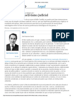 Fallo Castilla y activismo judicial