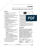 STA309A: Multi-Channel Digital Audio Processor With DDX