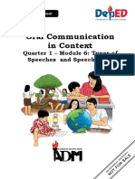 Oral Communication11 Q1 Module 6