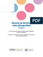 Glosario - Terminos Sobre Discapacidad