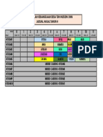 JADUAL ANJAL TAHUN 4