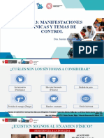 Manifestaciones Clinicas y Temas de Control en Diabetes Mellitus