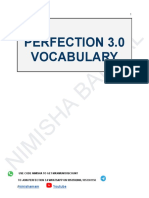 Perfection 3.0 Vocabulary