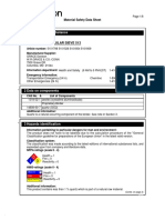 MSDS - Molecular Sieve