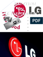 Presentation ON LG Electronics: Prepared by