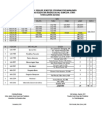 Jadwal Kuliah Sem I 2021-2022