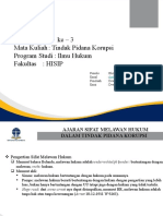 Inisiasi Tuton Ke - 3 Mata Kuliah: Tindak Pidana Korupsi Program Studi: Ilmu Hukum Fakultas: HISIP