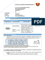 Planificacion de La Sesión de Aprendizaje N3