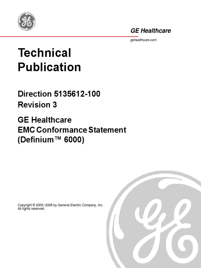 Technical Publication: Direction 5135612-100 Revision 3 GE Healthcare ...