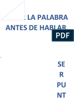 Pedir La Palabra Antes de Hablar