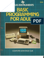 Basic Programming For Adults