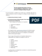 Documento - Requisitos para La Entrega de Trabajos de Grado