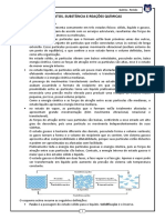 Química Revisão 2022 - Elementos, Substâncias e Reações Químicas