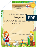 Child Protection Program: Narrative Report