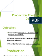 Basic Production and Cost Theory