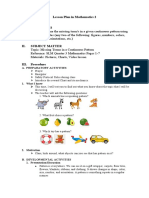 Lesson Plan in Mathematics 2nd Cot